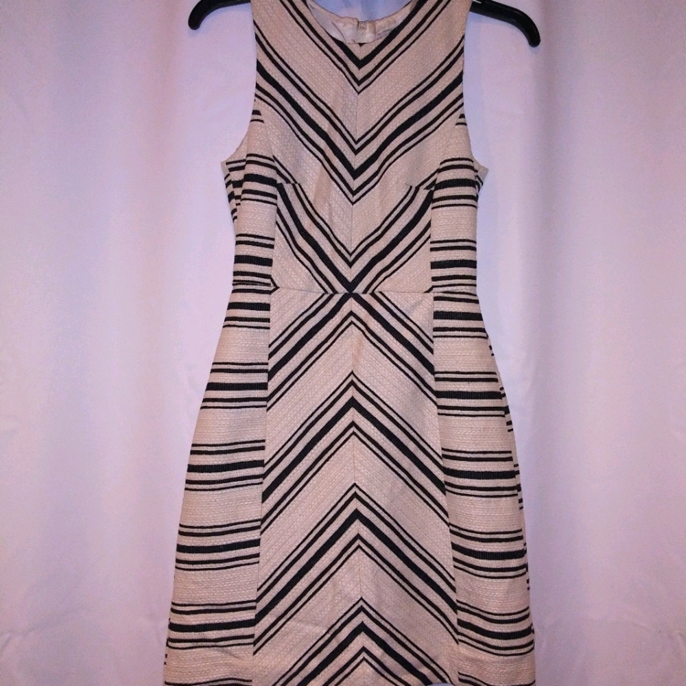 H&M Dress Cream and Black